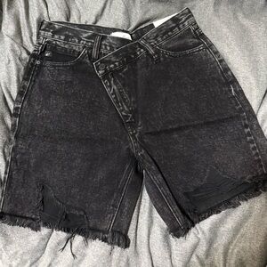 KanCan Black Distressed Women Shorts
